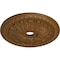 Ekena Millwork Tomango Egg & Dart Medallion (Canopies up to 6 3/4"), 27 7/8"OD x 3 7/8"ID x 2 1/2"P, Smokey Topaz CM27TOSTF - alternate 4